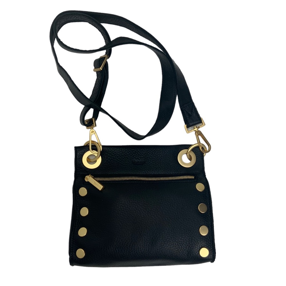 Hammitt Black Crossbody Bag with Gold Hardware